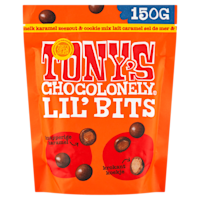 Tony's Chocolonely Lil'bits melk karamel zeezout biscuit