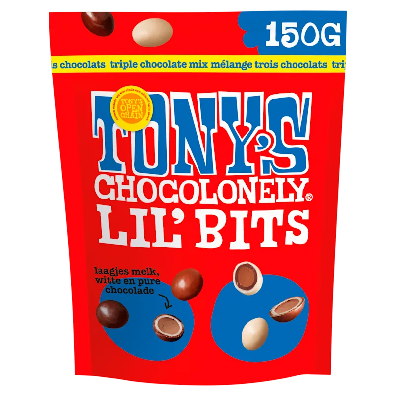 Tony's Chocolonely Lil'bits triple chocolate