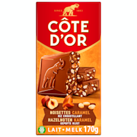 Côte d'Or Melk hazelnoot karamel gepofte rijst