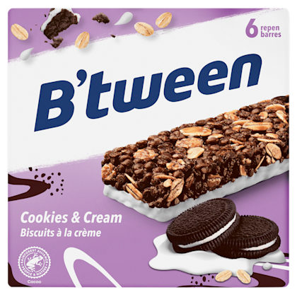 Mueslireep Cookies Cream