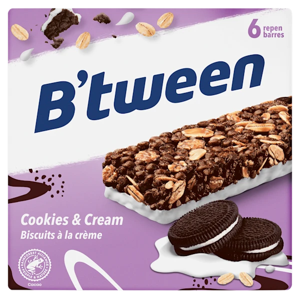 B'tween Mueslireep Cookies Cream