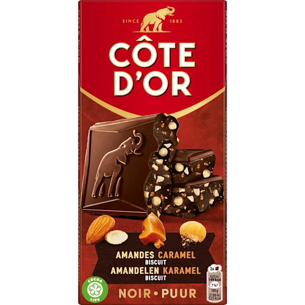 Côte d'Or Tablet puur amandel karamel