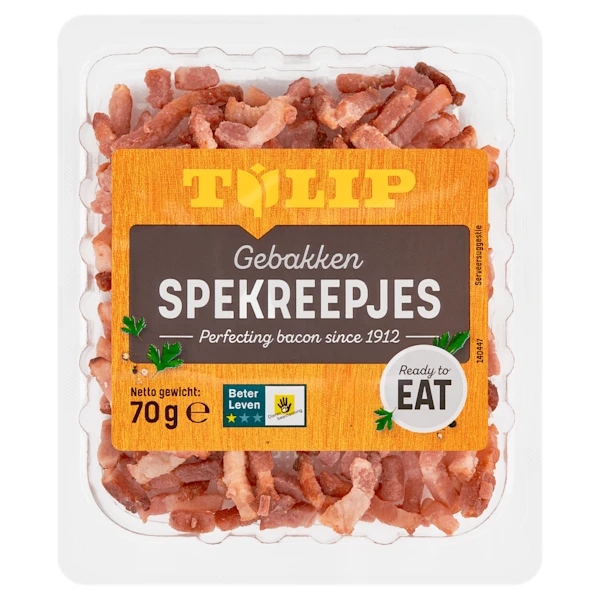 Tulip Gebakken spekreepjes