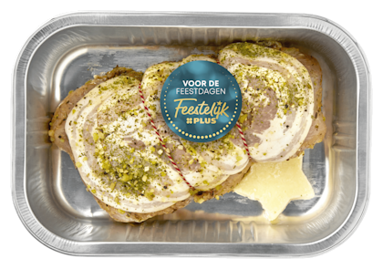 Kipkalkoengebraad met een zeezoutboter