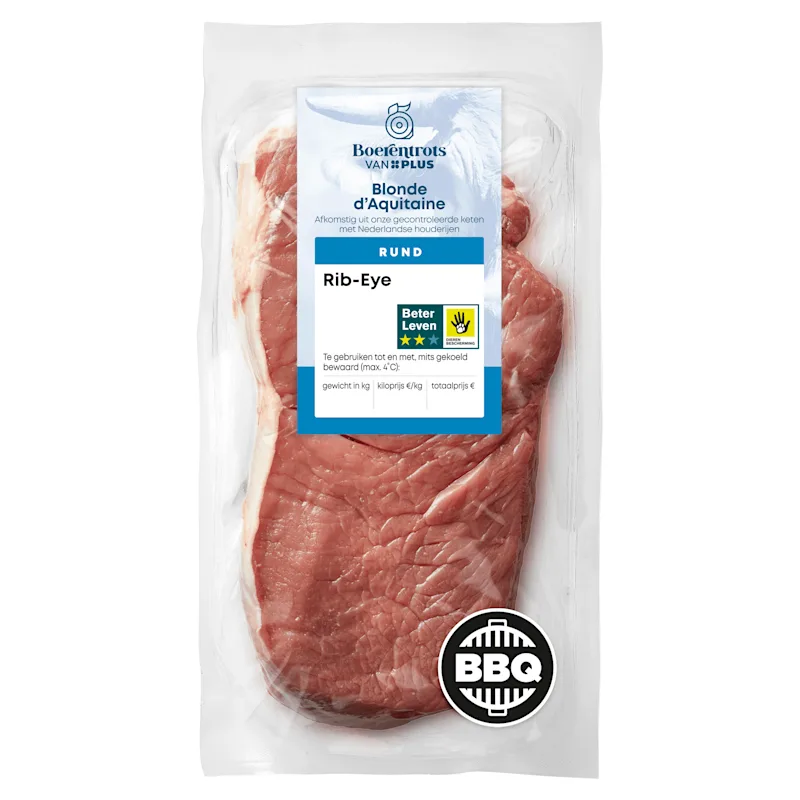 PLUS Boerentrots Blonde d'Aquitaine Rib-Eye