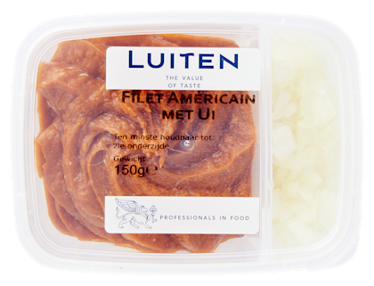 Filet Americain met ui