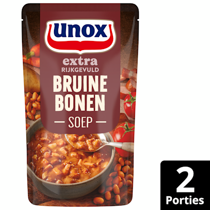 Soep in zak extra gevuld bruine bonen