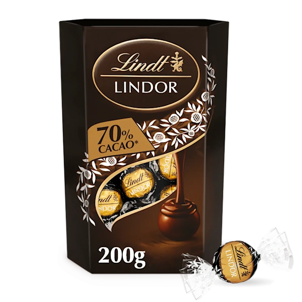 Lindt Lindor Cornet puur 70%