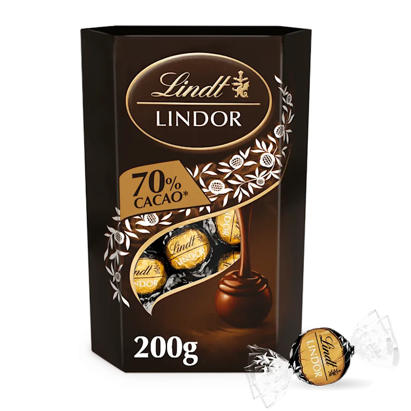Lindt Lindor Cornet puur 70%