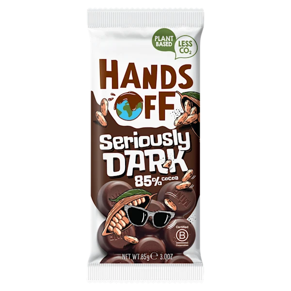 Hands off Vegan Seriously Dark 85%