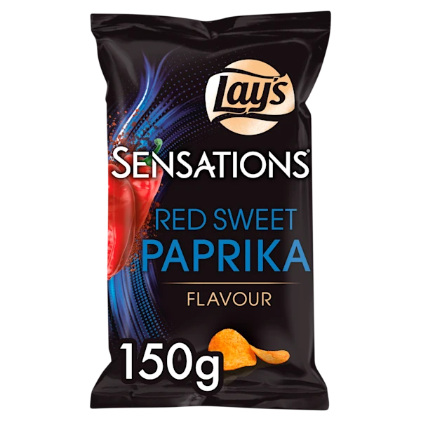 Lays Sensations chips red sweet paprika