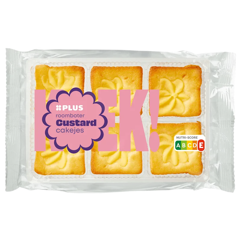PLUS Custard cakejes