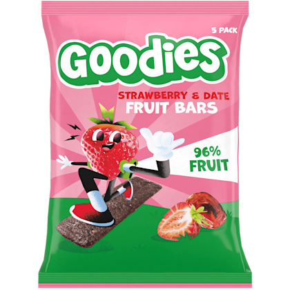 Goodies Strawberry & Date fruit bars