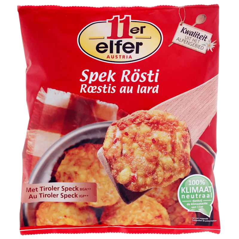 11Er Ambachtelijk spek rosti