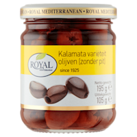 Royal Kalamata variëteit olijven zonder pit