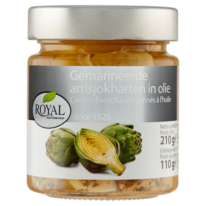 Gemarineerde artisjokken in olie