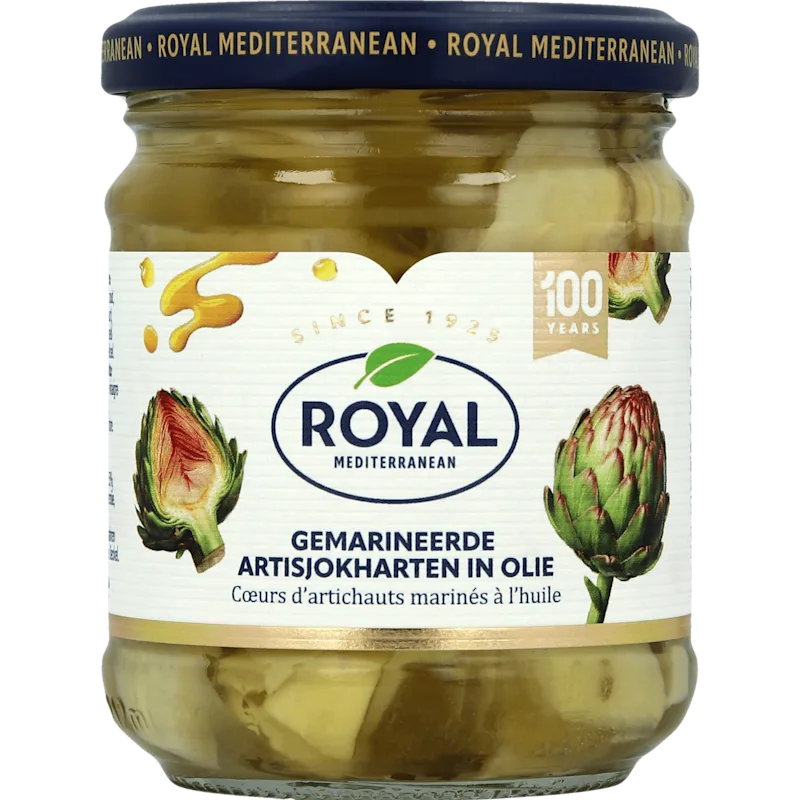 Royal Gemarineerde artisjokken in olie