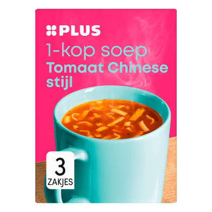 Plus 1-kop soep Chinese tomaat