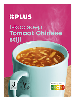 1-kop soep Chinese tomaat