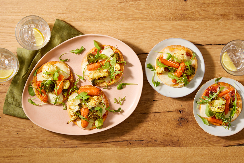 Mini groentepizza’s