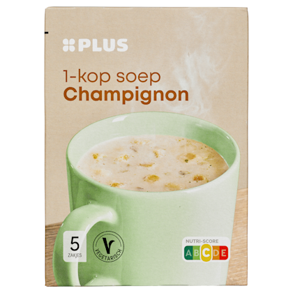 PLUS 1 kops soep champignon