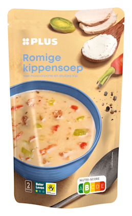 Soep in zak kippensoep - PLUS
