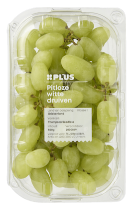 Druiven wit pitloos - PLUS