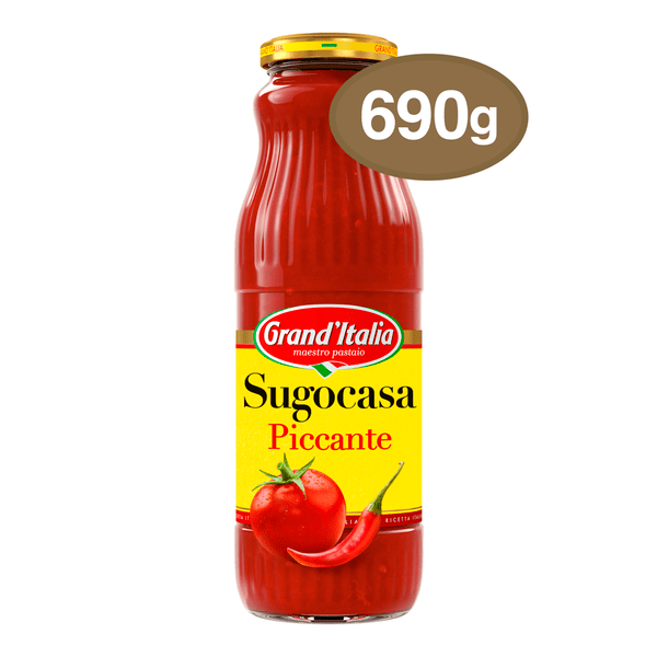 Grand Italia Sugocasa Piccante Pastasaus Per Fles G