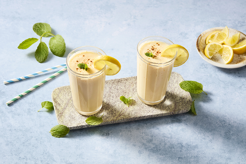 Tropische vegan smoothie