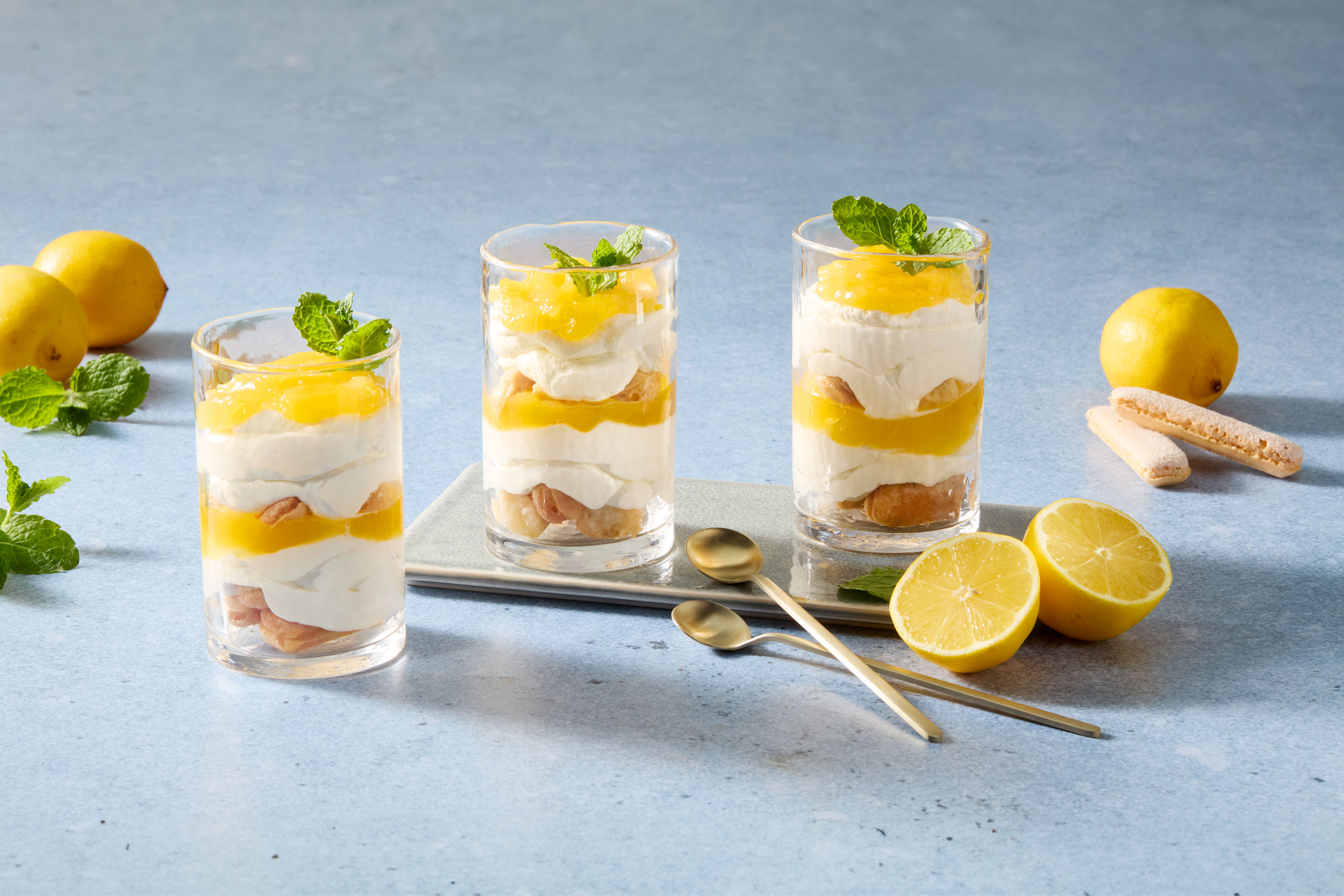 Citroentiramisu glaasjes