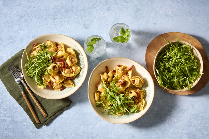 Tortellini carbonara