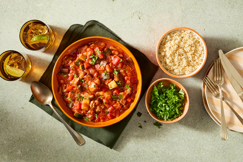 Zomers stoofpotje met pangasius uit de slowcooker