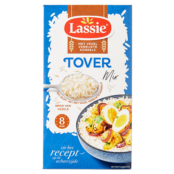 Lassie Toverrijst Extra Vezels Per Doos 375 G