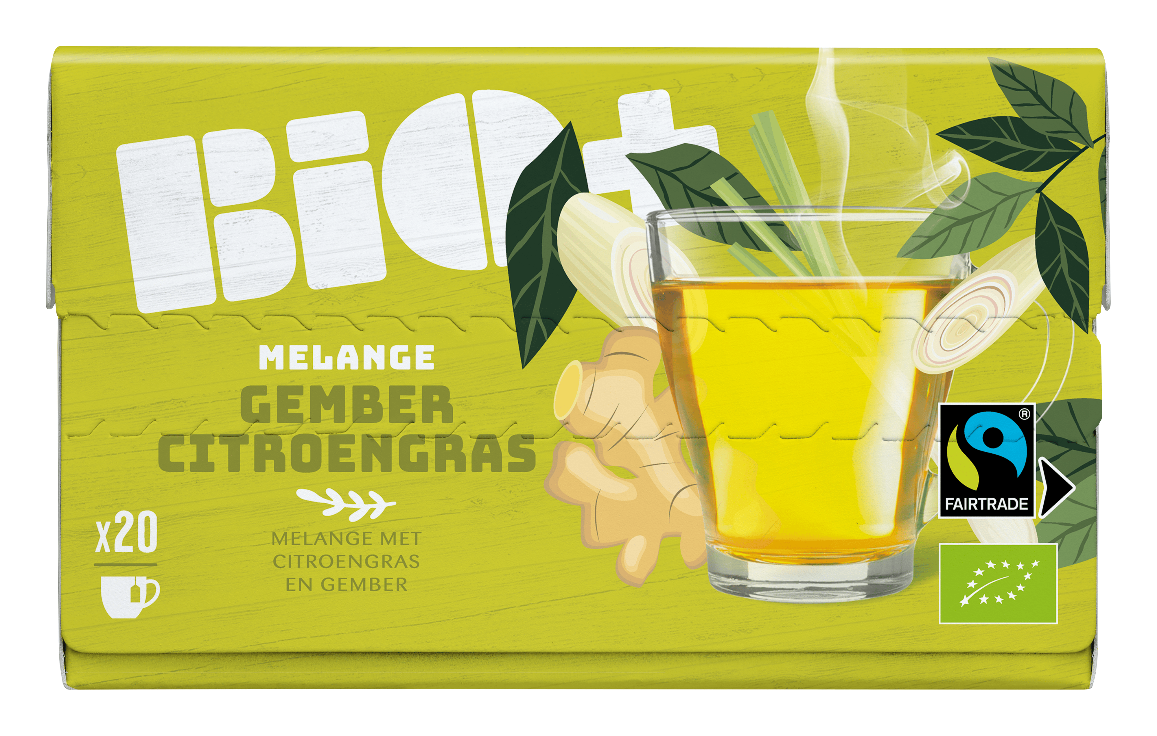 BIO+ Thee gember citroengras