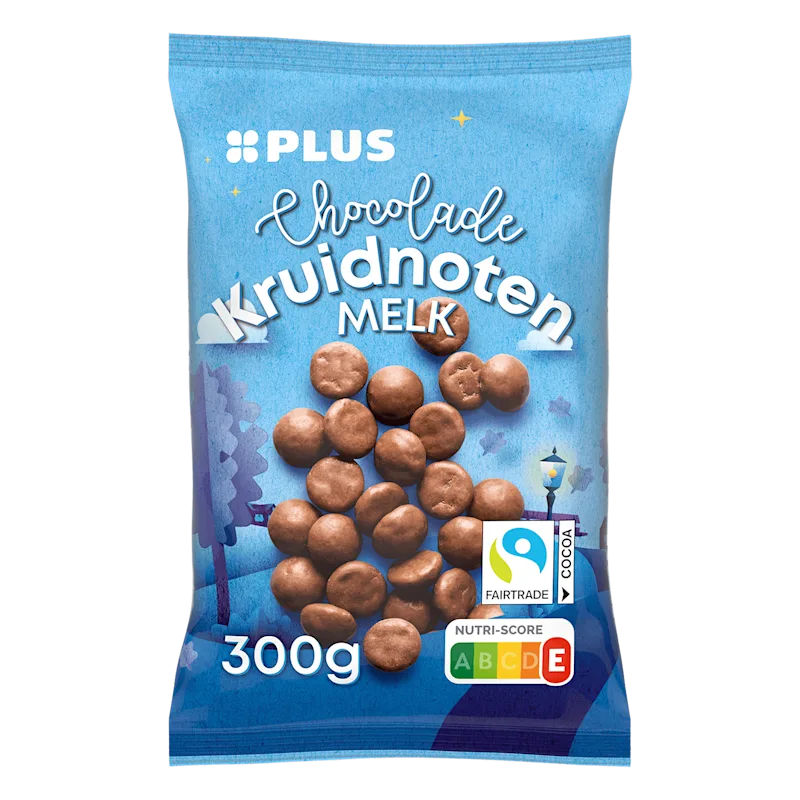 PLUS Chocolade Kruidnoten melk Fairtrade