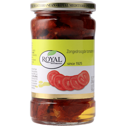 zongedroogde tomaten in olie