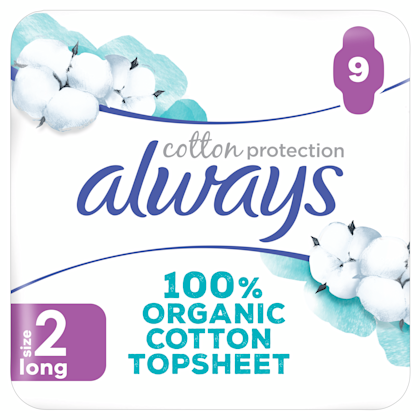 Cotton maandverband long plus
