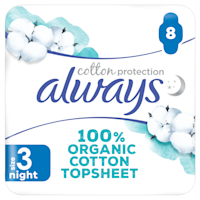 Always Cotton protection night maandverband
