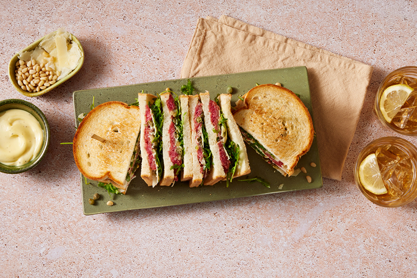 Clubsandwich ossenworst