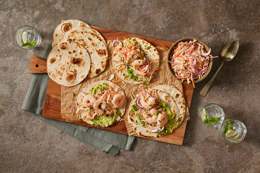 Garnalen taco’s