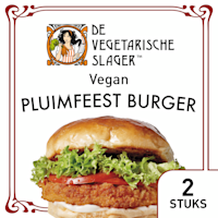Vegetarische Slager Pluimfeest burger