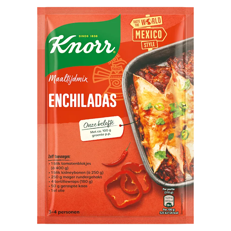 Knorr Maaltijdmix Enchiladas