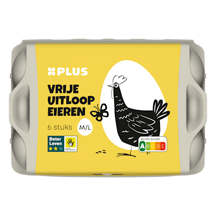 Vrije uitloop eieren M