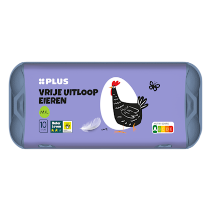 Vrije uitloop eieren M