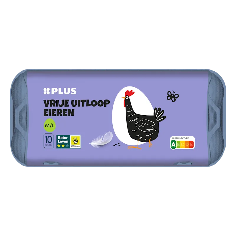 PLUS PLUS Vrije uitloop eieren M