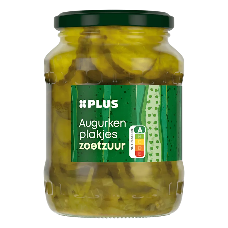 PLUS Augurk plakjes zoetzuur