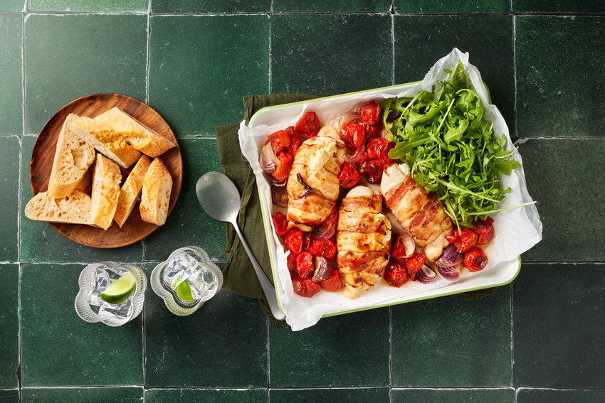 Gevulde kipfilet met geitenkaas