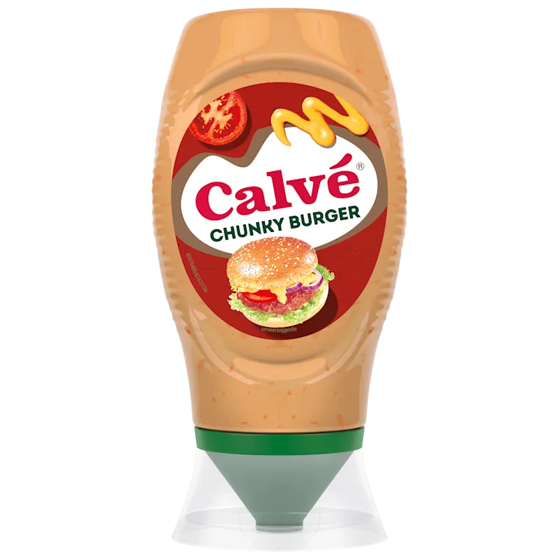 Calvé Snacksaus chunky burger