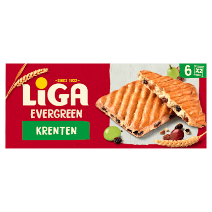 Liga Evergreen Koekjes Krenten - PLUS