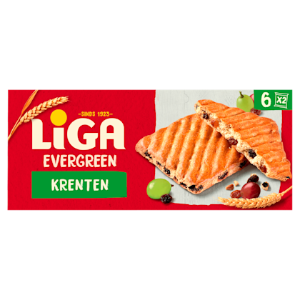 Evergreen koekjes krenten